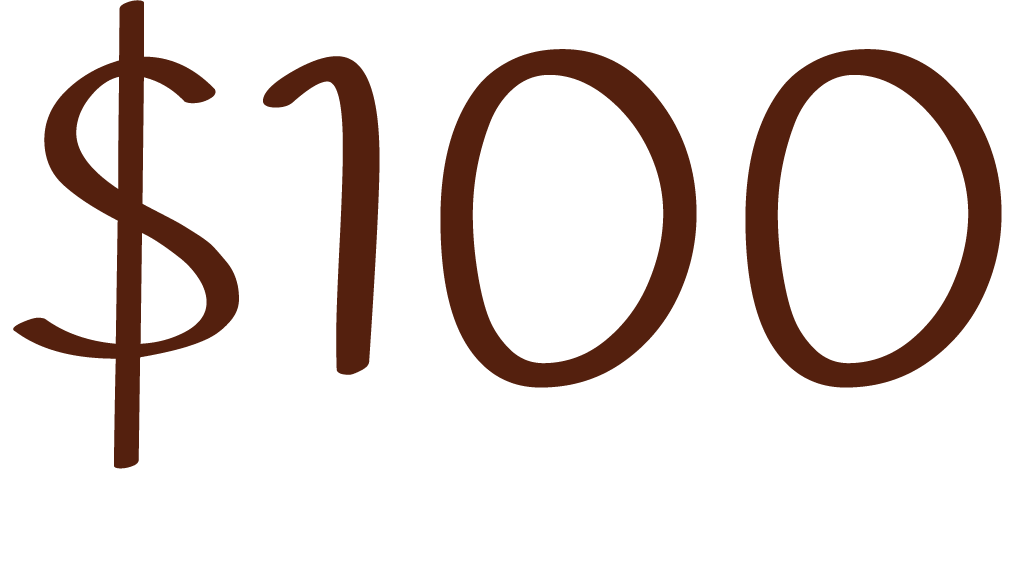 $100