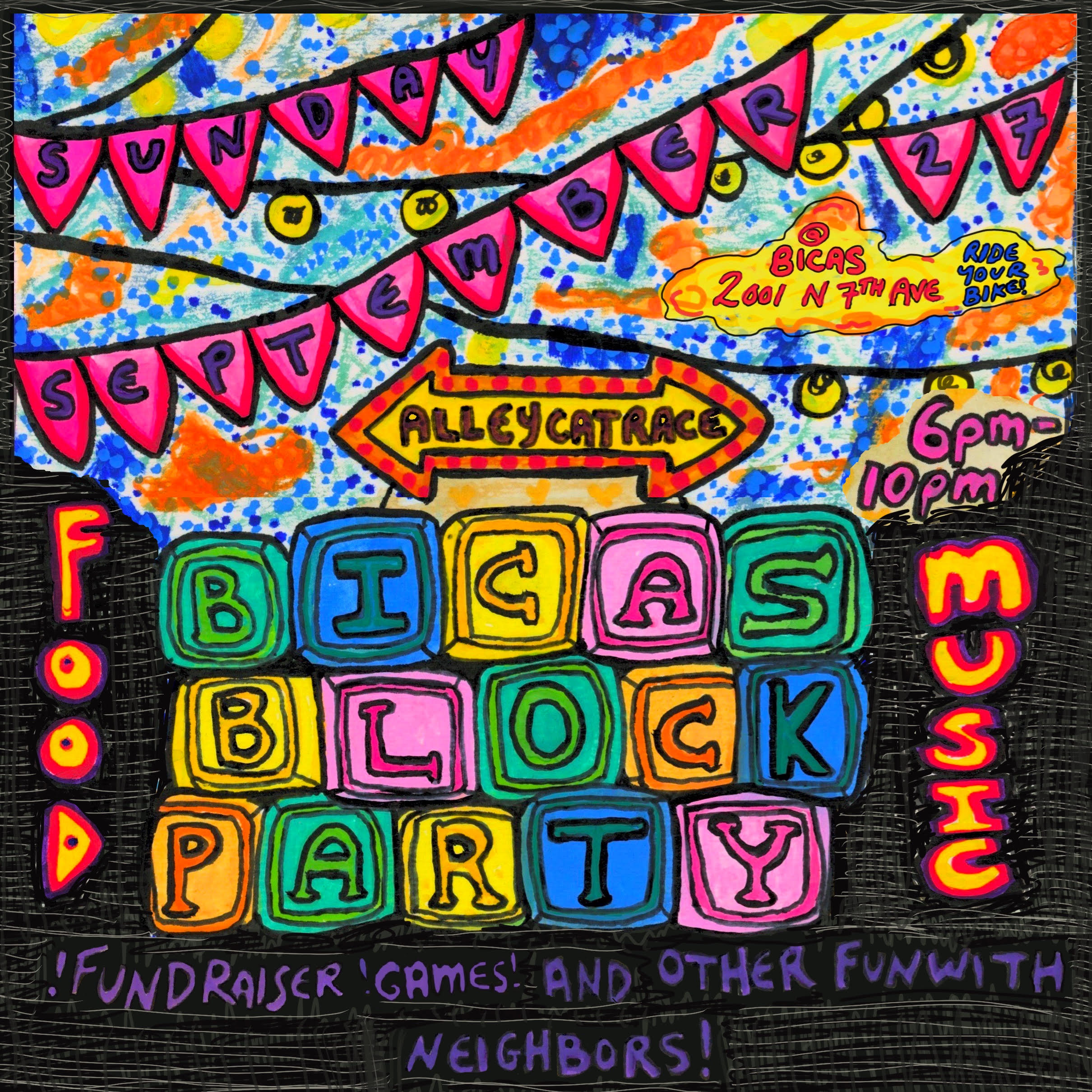bicas block party food music fundaiser and other fun with neighbors